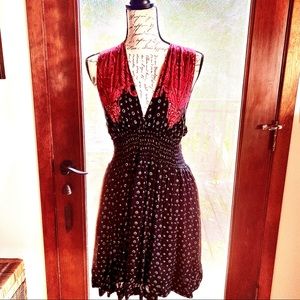 Free People open back mini dress size M